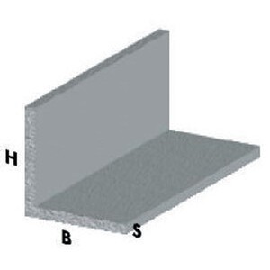 PROFILO ANGOLARE IN ALLUMINIO ARGENTO 40X40X1,5 MM H.200 CM