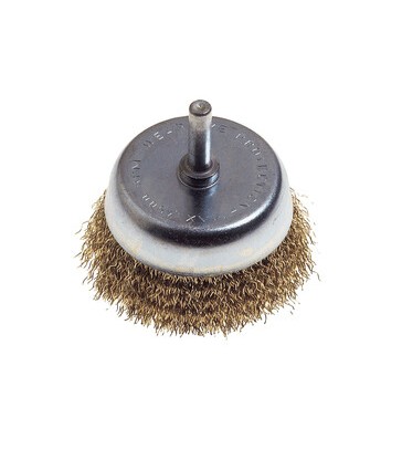 POGGI 485.20 SPAZZOLA A TAZZA ACCIAIO G6 D 85 MM - 1