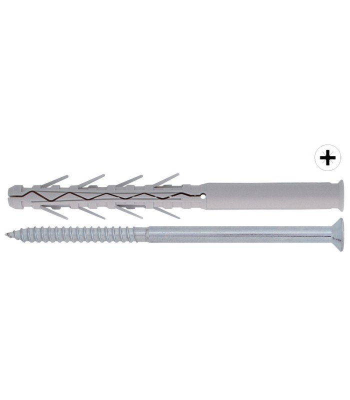 FRIULSIDER TASSELLO PROLUNGATO TUP4 CON VITE POZIDRIVE 8X100 MM CONFEZIONE 50 PEZZI