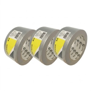 3X - NASTRO AMERICANO HOT MELT TELETO 50MM X 25M - SET 3 PEZZI (COLORI DISPONIBILI: GRIGIO SILVER / NERO)