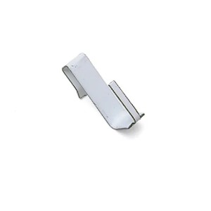 SUPPORTO A GANCIO PER ASTINA TENDA BRIS BRIS METALLO BIANCO SET 20 PEZZI