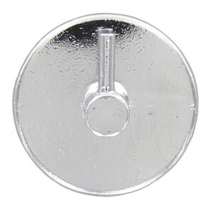 SUPPORTO ADESIVO PER ASTINA TENDA BRIS BRIS ZAMA CROMO D 25 MM - CONFEZIONE 25 PEZZI