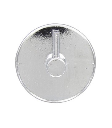SUPPORTO ADESIVO PER ASTINA TENDA BRIS BRIS ZAMA CROMO D 25 MM - CONFEZIONE 25 PEZZI - 1