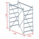 ALZATA TORRE GRIM 170 CM PER TRABATTELLO MODELLO GRIM IN ACCIAIO 