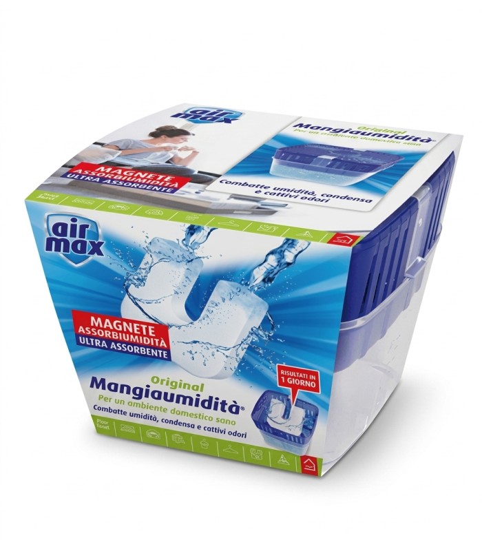 AIRMAX ASSORBIUMIDITÀ KIT VORTEX MANGIAUMIDITÀ 450G + 1 TAB BISON