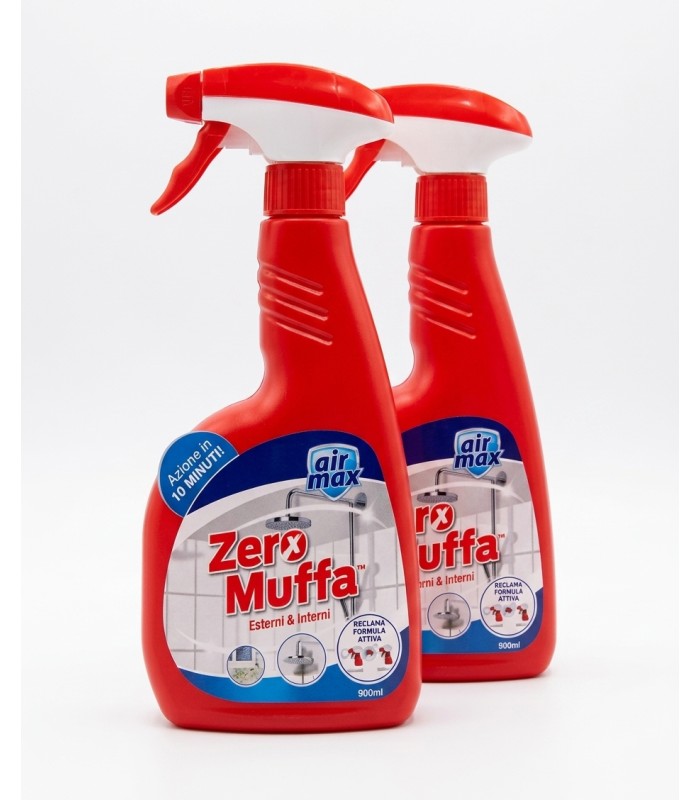 2X - ANTIMUFFA AIRMAX ZERO IGIENIZZANTE SPRAY E SCHIUMA 500 ML - SET 2 PEZZI