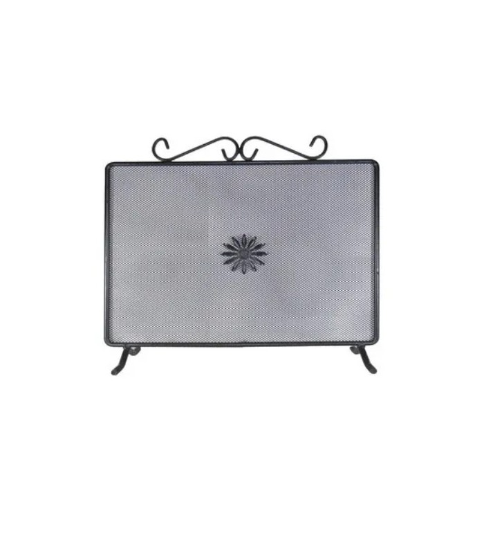 PARASCINTILLE PER CAMINO ACCIAIO VERNICIATO PERUGIA 676B 60XH50 CM (1064/60)
