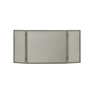 PARASCINTILLE PER CAMINETTI ANNA 3 ANTE IN FERRO GRIGIO 100XH50 CM