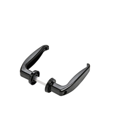 MANIGLIA PER CANCELLI COMUNELLO ART. 210 NERO IN ALLUMINIO QUADRO 8X8 DISTANZA 40-50 MM