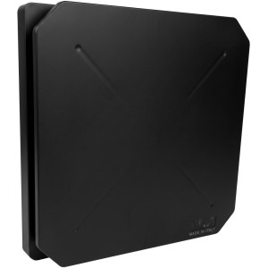 ASPIRATORE ELETTRICO DA PARETE LEVANTE LUX 304N NERO FORO 100 MM 15W