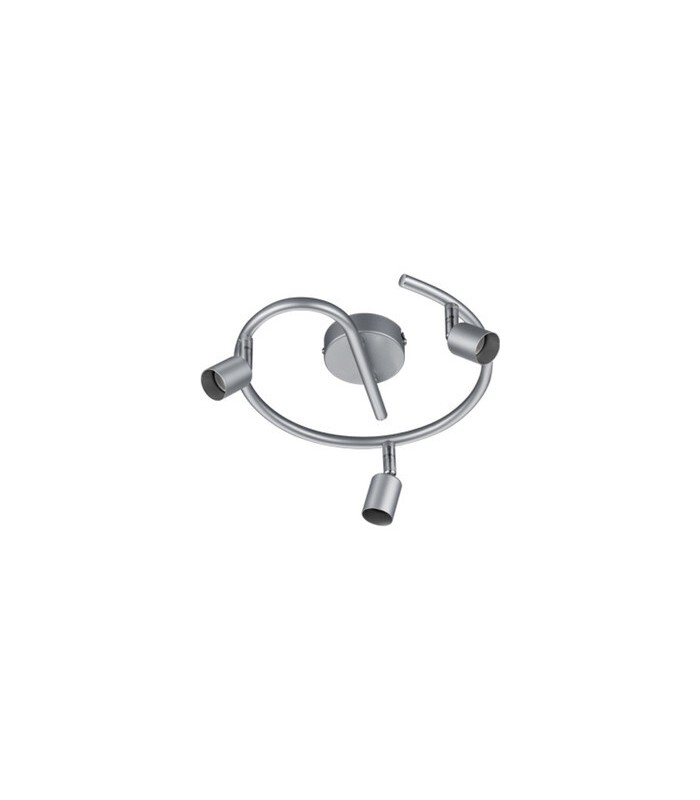 PLAFONIERA PARIS 3 LUCI GU10 ALLUMINIO DIAMETRO 28 CM - 1