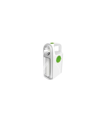 LAMPADA PORTATILE 24+1 LED RICARICABILE AC EMERGENZA BLACKOUT BIANCO VERDE - 1
