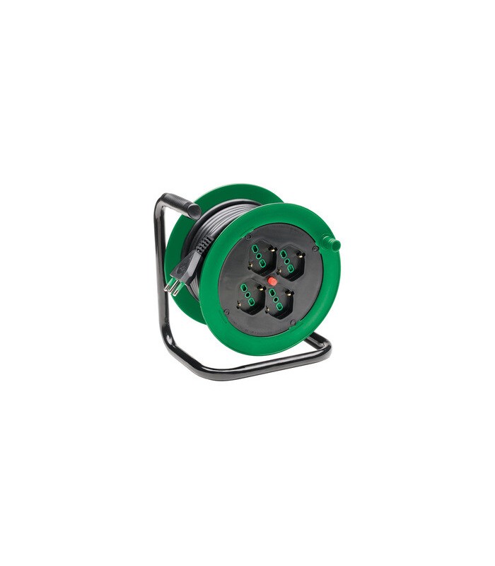 AVVOLGICAVO 4 PRESE 15 M CAVO 3X1,5 FME 14.6101 SERIE ONDINO DISGIUNTORE TERMICO - 1