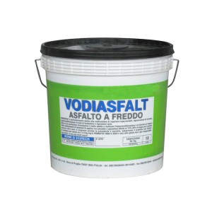 ASFALTO A FREDDO VODIASFALT 5 KG EMULSIONE BITUMINOSA IMPERMEABILIZZANTE