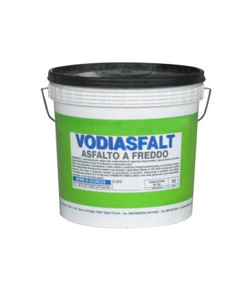 ASFALTO A FREDDO VODIASFALT 5 KG EMULSIONE BITUMINOSA IMPERMEABILIZZANTE