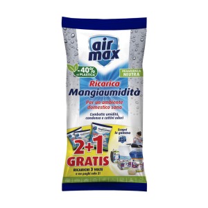 AIRMAX ASSORBIUMIDITA' RICARICA SALI NEUTRO 450G 3 PEZZI (2+1 GRATIS)