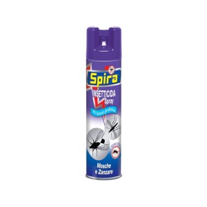SET 2 PZ INSETTICIDA SPRAY MOSCHE E ZANZARE SPIRA ML. 400