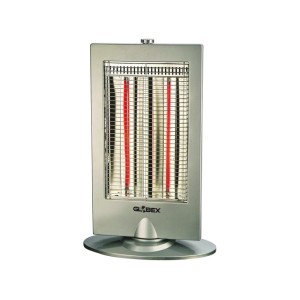 STUFA AL CARBONIO MINERVA 1200 W GLOBEX OSCILLANTE 2 RESISTENZE CON ANTICADUTA