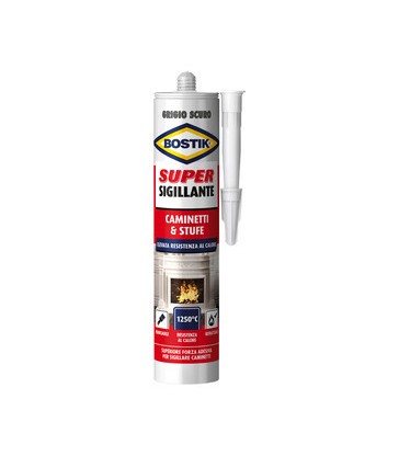 MASTICE IGNIFUGO PER CAMINETTI E STUFE 530 G BOSTIK 