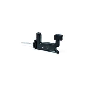 CONFEZIONE 25 PEZZI - FERMAIMPOSTE IN PLASTICA GRILLO NERO 70 MM CON VITE