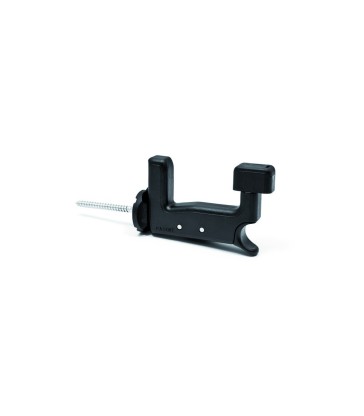 CONFEZIONE 25 PEZZI - FERMAIMPOSTE IN PLASTICA GRILLO NERO 70 MM CON VITE - 1