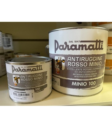 PARAMATTI ANTIRUGGINE ROSSO MINIO 100 AD ALTA PROTEZIONE - 2
