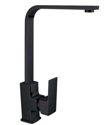 MISCELATORE LAVELLO CANNA ALTA SERIE ELEGANT NERO OPACO