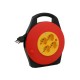 AVVOLGICAVO ELETTRICO GLOBEX 35804 CAVO 10 MT 3X1,5 4 PRESE SCHUKO BIPASSO CON DISGIUNTORE