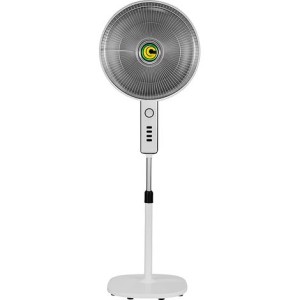 STUFA A PARABOLA CARBON CRYSTAL CON PIANTANA 900W OSCILLANTE ALTEZZA REGOLABILE