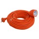 PROLUNGA LINEARE CAVO 25 MT SPINA E PRESA SCHUKO 16A 2P IP20 GLOBEX