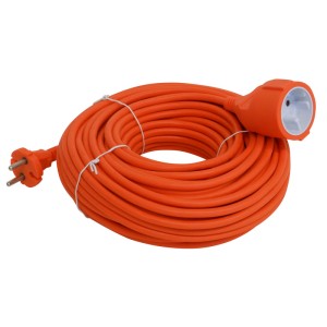 PROLUNGA LINEARE CAVO 25 MT SPINA E PRESA SCHUKO 16A 2P IP20 GLOBEX