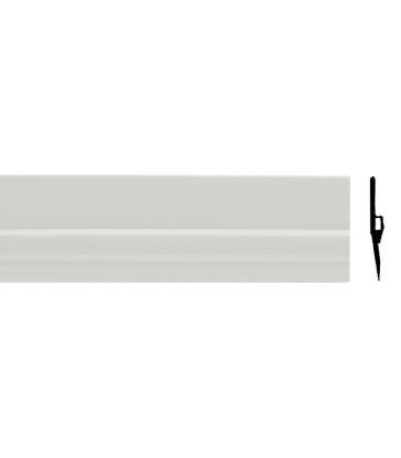 PARAPORTA RIGIDO IN PVC CON PINNA IN GOMMA 1 MT ADESIVO PARASPIFFERI