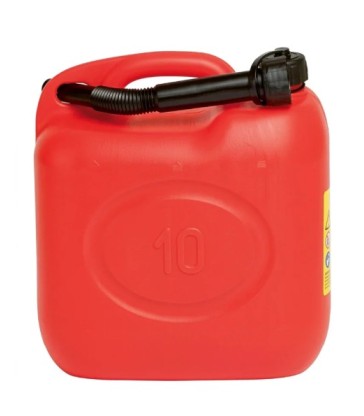 TANICA CARBURANTE OMOLOGATA 10 LITRI IN HDPE CON TAPPO E BECCUCCIO GIREVOLE