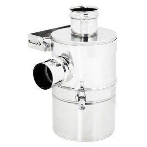 ABBATTITORE DI FULIGGINE AD ACQUA (WATER DUST COLLECTOR) - ACCIAIO INOX Ø 80 MM