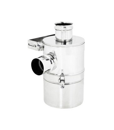 ABBATTITORE DI FULIGGINE AD ACQUA (WATER DUST COLLECTOR) - ACCIAIO INOX Ø 80 MM
