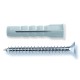 TASSELLI IN NYLON FISCHER UV CON VITI IN SECCHIELLO MISURE 6X30 MM E 8X40 MM