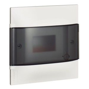 BTICINO LINEA HABITA CENTRALINO DA INCASSO 6 MODULI DIN CON PORTELLA FUMÉ E315PS6 (+ SCATOLA)