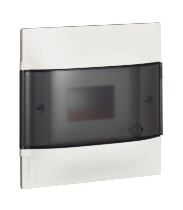 BTICINO LINEA HABITA CENTRALINO DA INCASSO 6 MODULI DIN CON PORTELLA FUMÉ E315PS6 (+ SCATOLA)