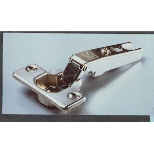 BLISTER 2 CERNIERE PER MOBILI D 35 MM COLLO 0 CON BASETTA CHIUSURA AUTOMATICA