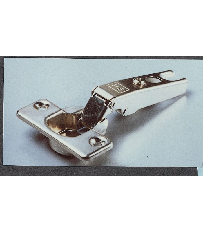 BLISTER 2 CERNIERE PER MOBILI D 35 MM COLLO 0 CON BASETTA CHIUSURA AUTOMATICA