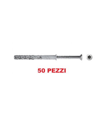 ELEMATIC TASSELLO T66V PROLUNGATO 10X80 MM VITE TORX TESTA SVASATA (CONFEZIONE DA 50 PEZZI)