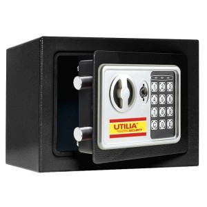 CASSAFORTE ELETTRONICA UTILIA SECURITY CHIUSURA CON COMBINATORE MM 230X170X170 H