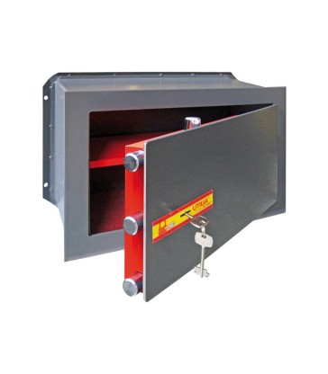 CASSAFORTE DA MURO UTILIA SECURITY CHIAVE DOPPIA MAPPA MM 420X195X280 H