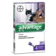 ADVANTAGE SPOT ON 80 ANTIPARASSITARIO GATTI CONIGLI OLTRE 4 KG BAYER