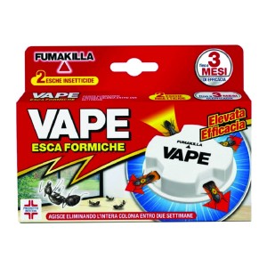 SET 3 CONFEZIONI ESCA FORMICHE STOP VAPE INSETTICIDA GEL PRONTO ALLUSO 6 ESCHE TOTALI