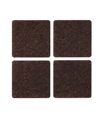 KIT FELTRINO ADESIVO SEDIA 50X100 MM - CONFEZIONE CASA O MAXI SCORTA (MARRONE O BIANCO)