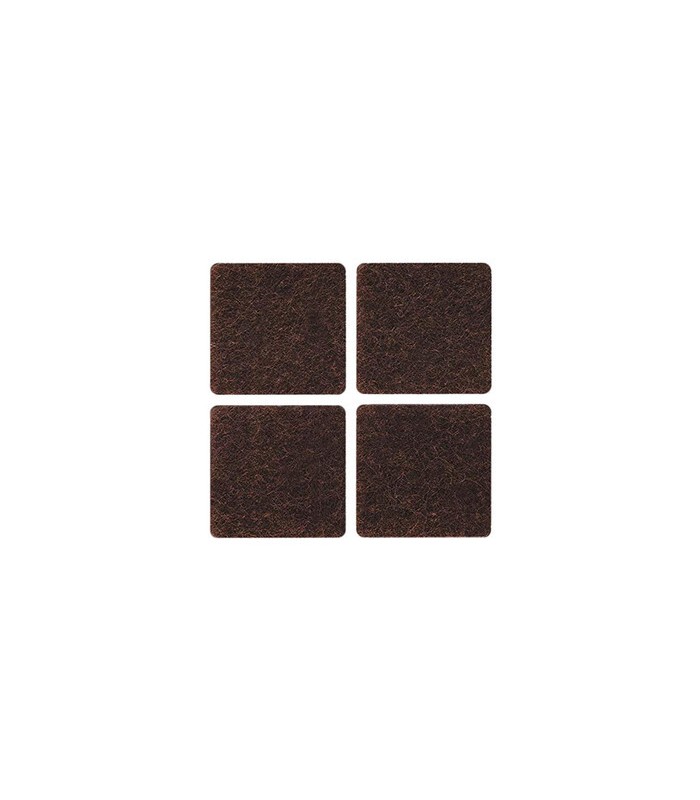 KIT FELTRINO ADESIVO SEDIA 50X100 MM - CONFEZIONE CASA O MAXI SCORTA (MARRONE O BIANCO)
