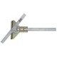 SQUADRA PER PIASTRELLISTA BASE ACCIAIO 200 MM