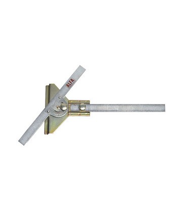 SQUADRA PER PIASTRELLISTA BASE ACCIAIO 200 MM