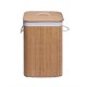 CESTO PORTABIANCHERIA RETTANGOLARE BALU' NATURALE METAFORM 122-PR11-321 BAMBÙ 80 LT